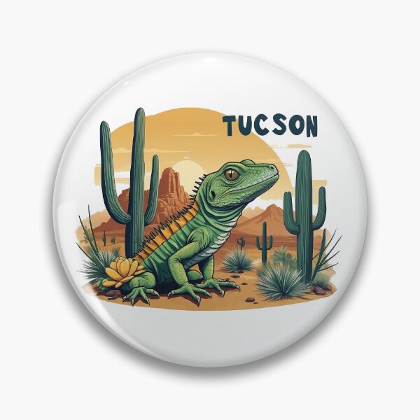 Item preview, Tucson Desert Lizard Under Saguaro Cactus designed and sold by Moriarty's Digital Visions.