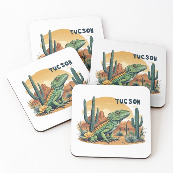 Item preview, Tucson Desert Lizard Under Saguaro Cactus designed and sold by Moriarty's Digital Visions.