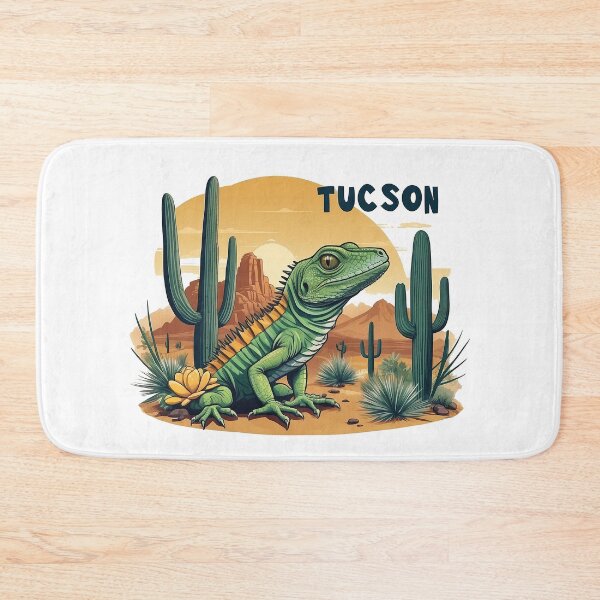 Item preview, Tucson Desert Lizard Under Saguaro Cactus designed and sold by Moriarty's Digital Visions.