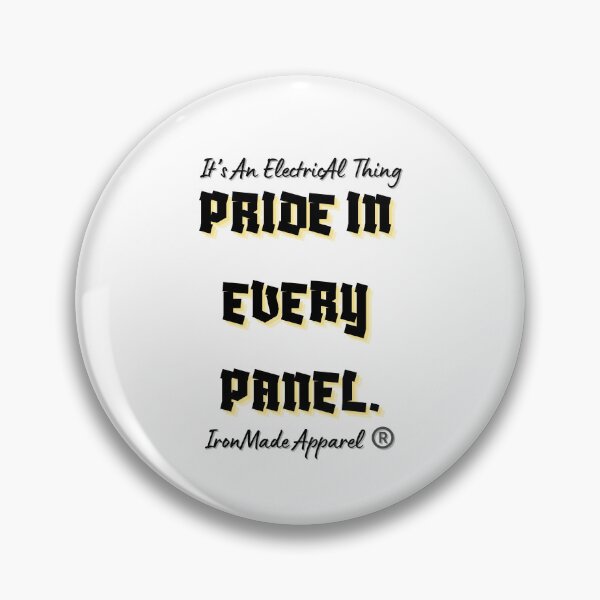 Item preview, Pride In Every Panel Electrician T-Shirt | Electrician Pride Tee for Skilled Trades, Lineman & Electrical Worker Gift designed and sold by IronMade Apparel.