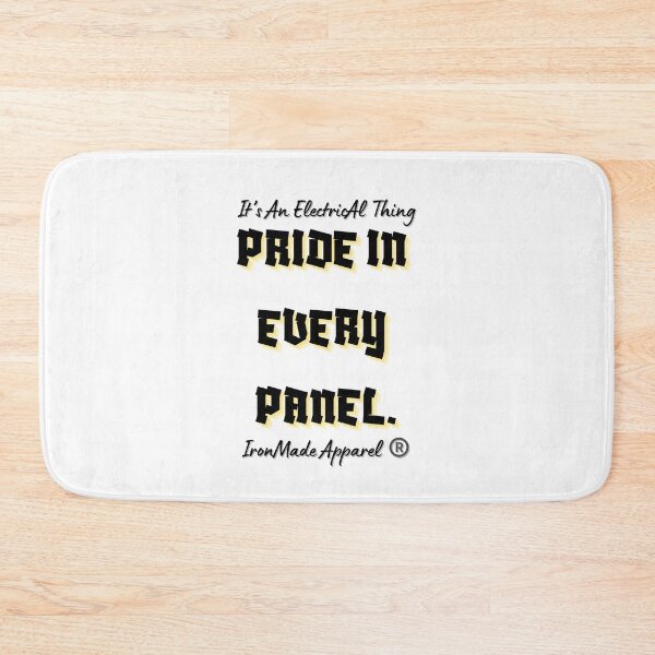 Item preview, Pride In Every Panel Electrician T-Shirt | Electrician Pride Tee for Skilled Trades, Lineman & Electrical Worker Gift designed and sold by IronMade Apparel.
