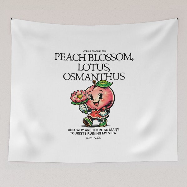 Item preview, Hangzhou : My four seasons are peach blossom, lotus, osmanthus designed and sold by Peerless-Prime.