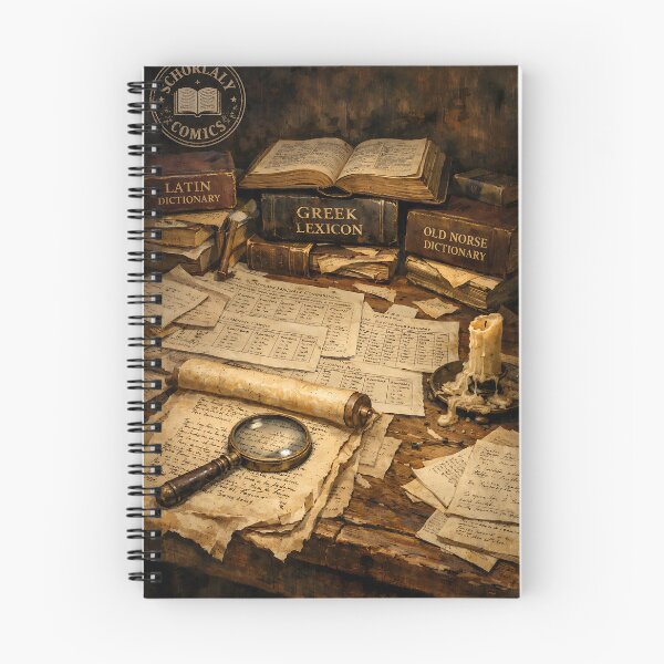 Item preview, The Philologist’s Desk - Scholarly Dark Academia designed and sold by bapupa.