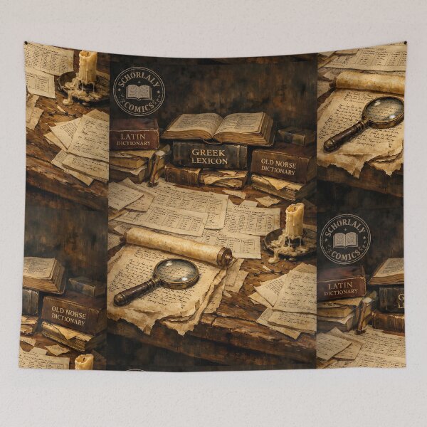 Item preview, The Philologist’s Desk - Scholarly Dark Academia designed and sold by bapupa.
