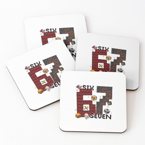 Item preview, Six Seven - Retro Blocky Gaming Voxel Art designed and sold by HBDStudio.