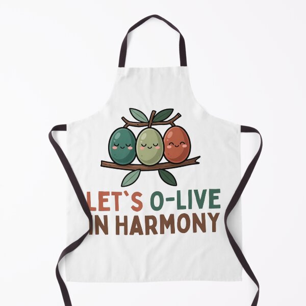 Item preview, Let's O-Live in Harmony Minimalist Olive Branch Peace designed and sold by PunTeestic.