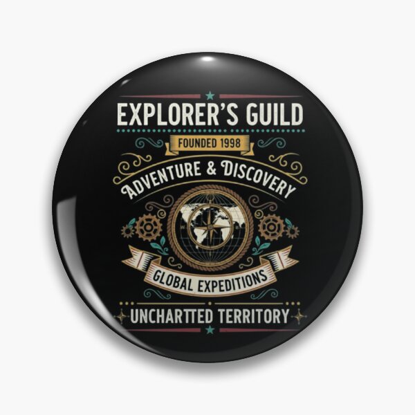 Item preview, Explorer’s Guild Emblem – Adventure & Discovery Since 1998 designed and sold by Dogandesighn.