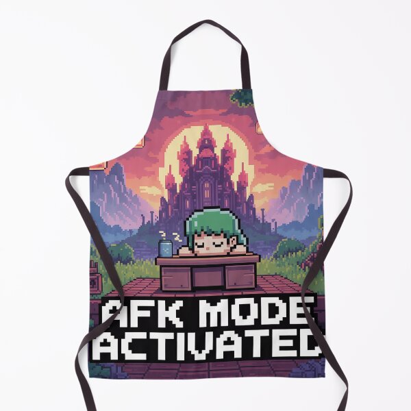 Item preview, AFK Mode Activated – Pixel Meme Gamer Shirt designed and sold by roninlabstudio.