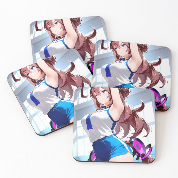 Item preview, Mihono Bourbon Uma Musume Gym Training Power Pose designed and sold by Spraykart.