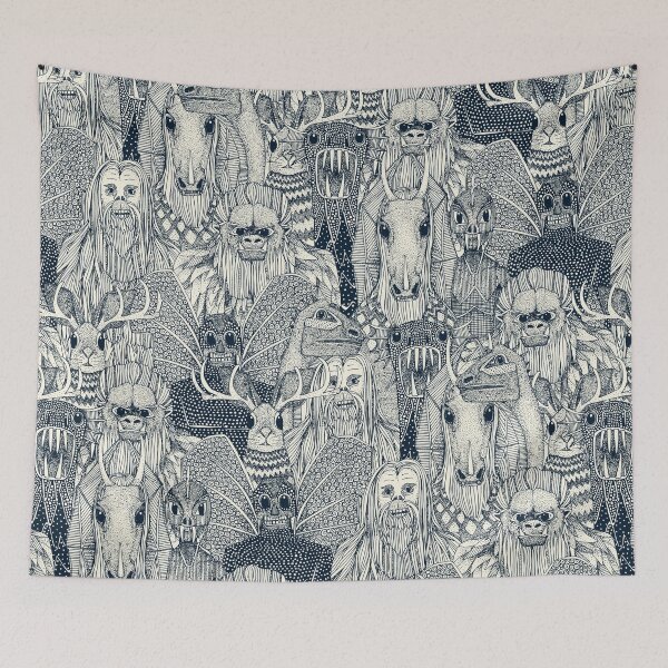 Item preview, cryptid crowd indigo pearl designed and sold by scrummy.