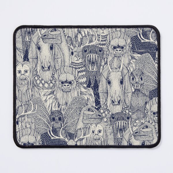 Item preview, cryptid crowd blue off white designed and sold by scrummy.