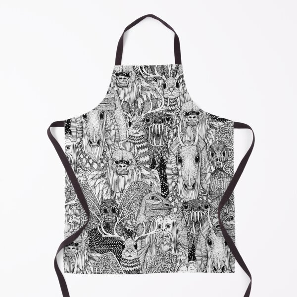 Item preview, cryptid crowd black white designed and sold by scrummy.