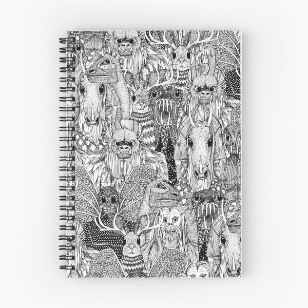 Item preview, cryptid crowd black white designed and sold by scrummy.