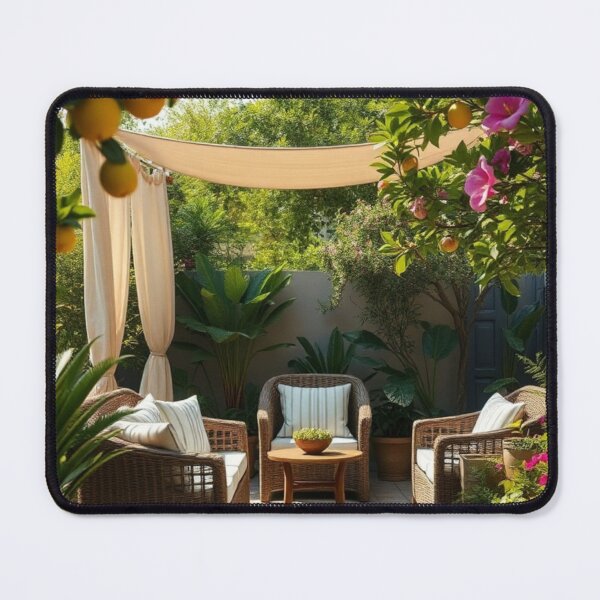 Item preview, Modern Organic Biophilic Mediterranean Garden Patio designed and sold by Vida e Arte.