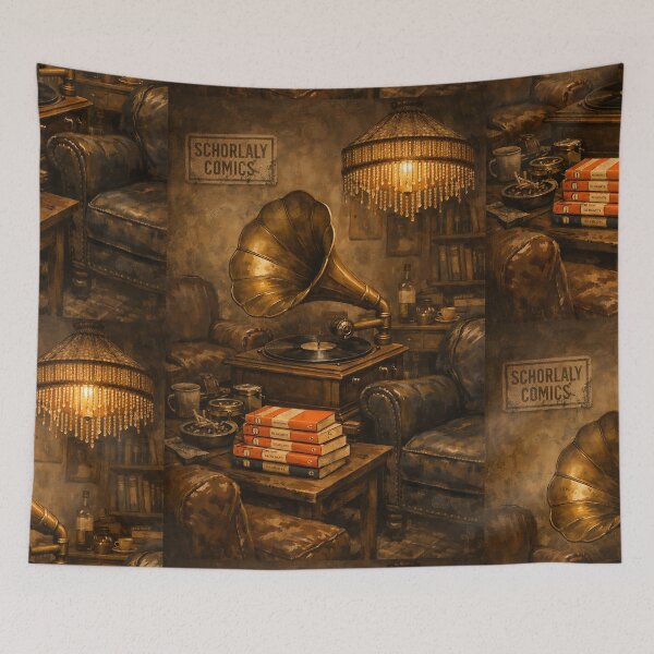 Item preview, The Gramophone Study - Vintage Dark Academia designed and sold by bapupa.