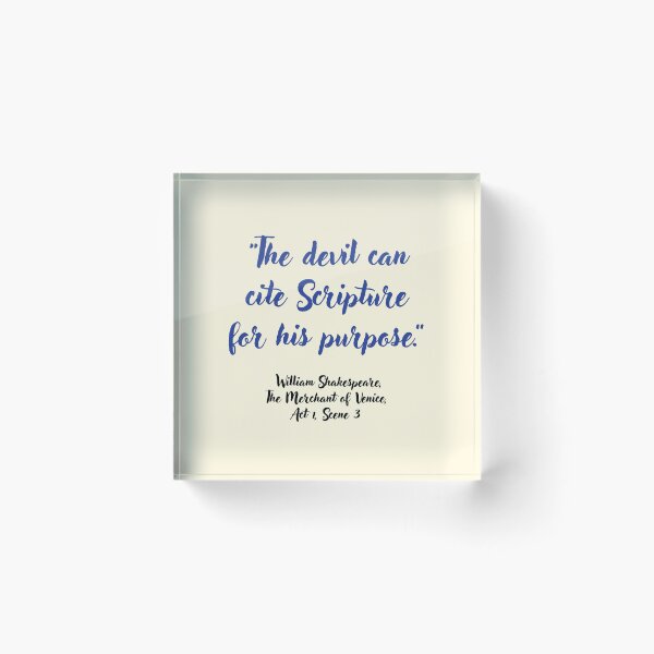 Item preview, Shakespeare Quote designed and sold by CharlottePlaceArt.