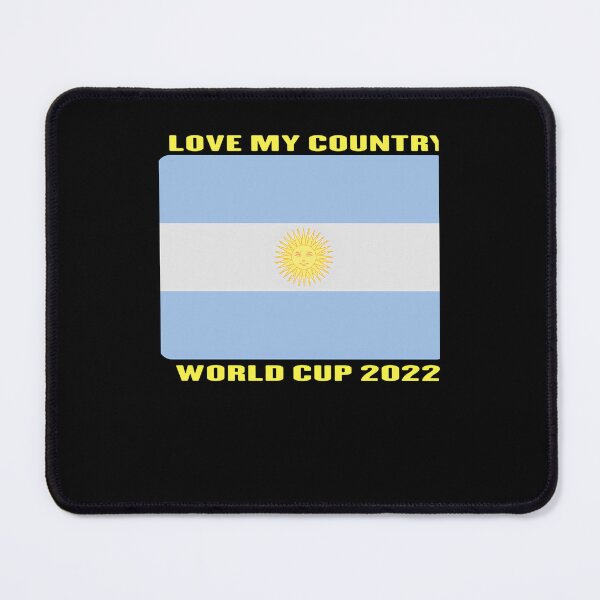 Item preview, I Love My Country Argentina World Cup 2022 designed and sold by DanishDesignCo.