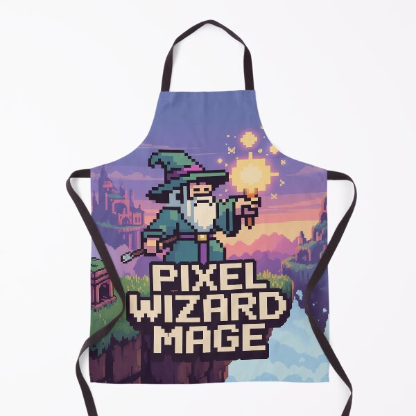 Item preview, Pixel Wizard Mage – 8-Bit RPG Pixel Character designed and sold by roninlabstudio.