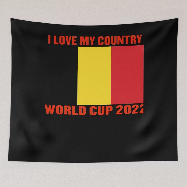 Item preview, I Love My Country Belgium World Cup 2022 designed and sold by AmazingShop12.