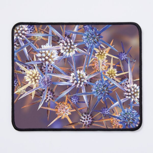 Item preview, Blue Sea Holly Spiky Flower Thistle Eryngiums designed and sold by Fiona Calder Designs.