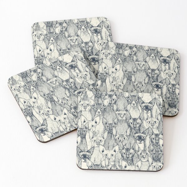 Item preview, just sphynx cats indigo pearl designed and sold by scrummy.