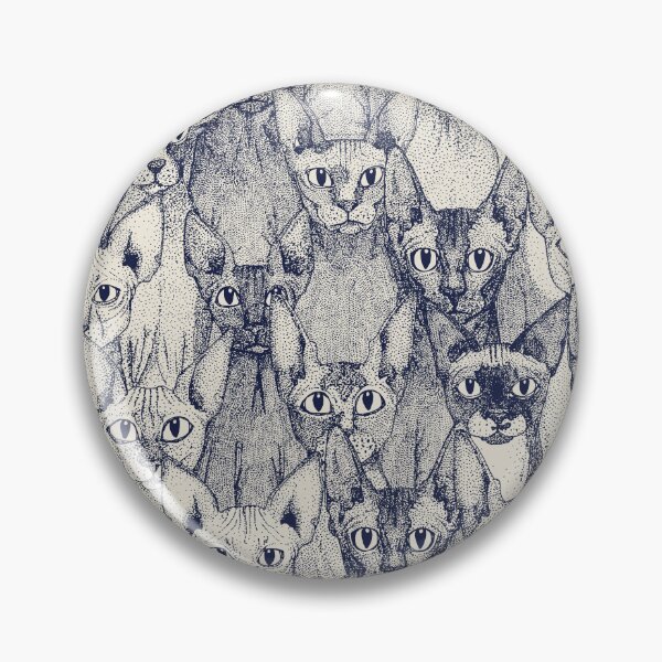 Item preview, just sphynx cats blue off white designed and sold by scrummy.