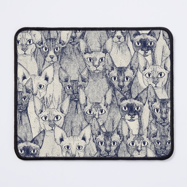 Item preview, just sphynx cats blue off white designed and sold by scrummy.