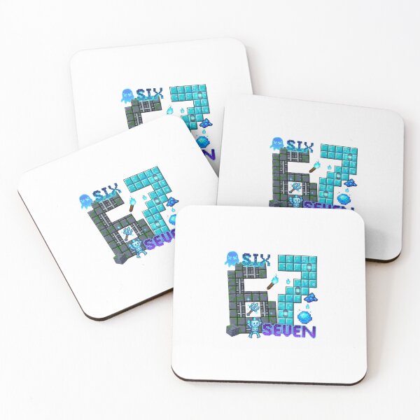 Item preview, Six Seven - Retro Blocky Gaming Voxel Art designed and sold by HBDStudio.