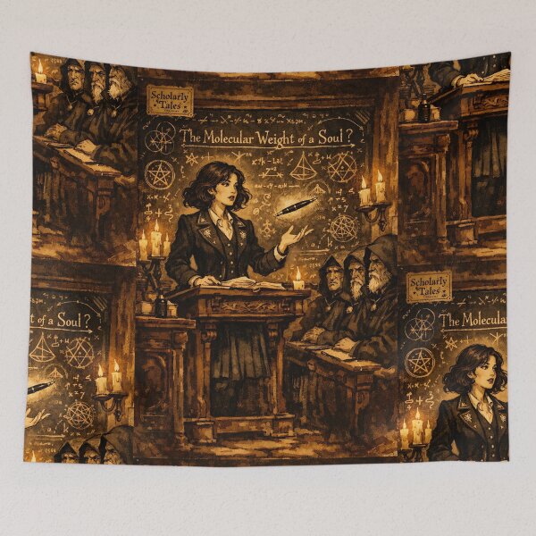 Item preview, The Alchemical Thesis Defense - Dark Academia Witch designed and sold by bapupa.