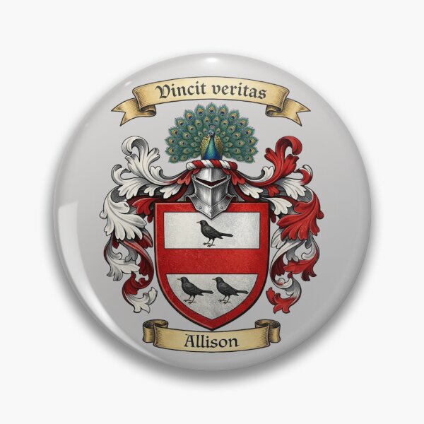 Item preview, The Allison Family Coat of Arms designed and sold by BagTown Clans.