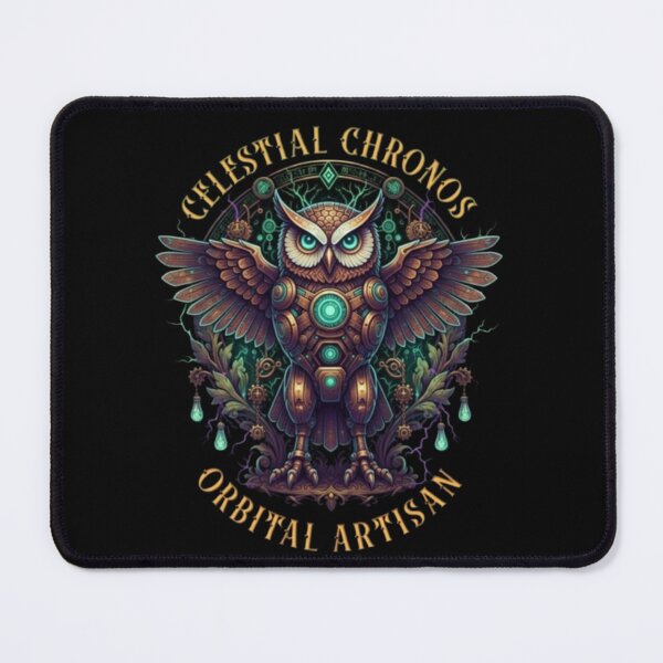 Item preview, Celestial Chronos – Steampunk Owl of Time designed and sold by Dogandesighn.