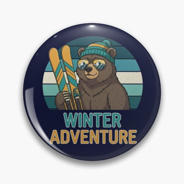 Item preview, Winter Adventure – Ski Bear Design designed and sold by Dogandesighn.
