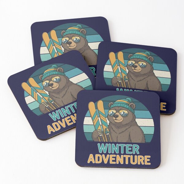 Item preview, Winter Adventure – Ski Bear Design designed and sold by Dogandesighn.