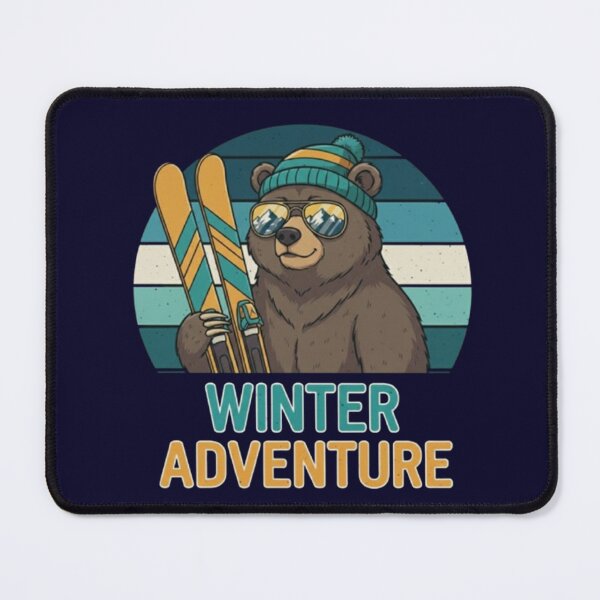 Item preview, Winter Adventure – Ski Bear Design designed and sold by Dogandesighn.