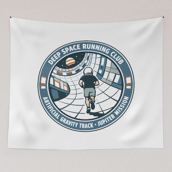 Item preview, Space Centrifuge Running Club Track designed and sold by agearb.