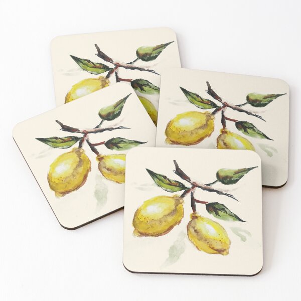Item preview, Watercolor Lemons designed and sold by BikeRelaxStudio.