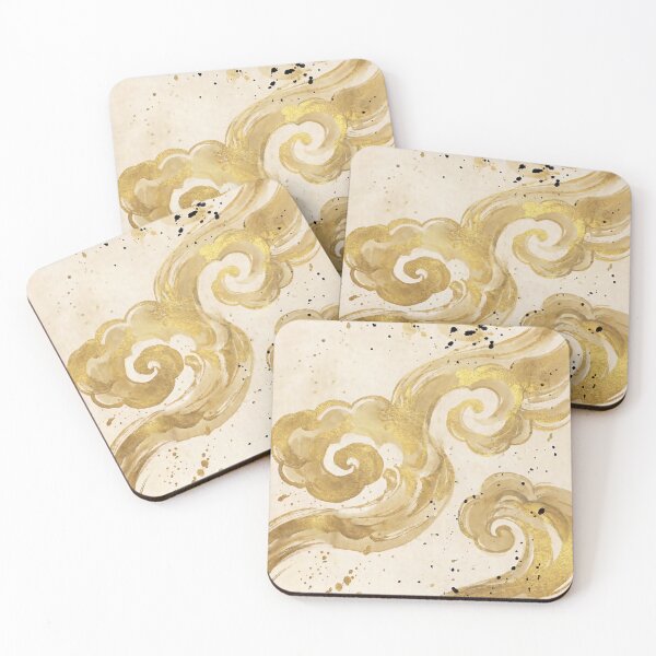 Item preview, Golden Clouds Pattern designed and sold by CalyCollab.