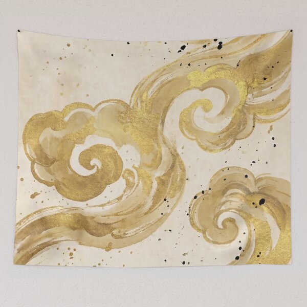 Item preview, Golden Clouds Pattern designed and sold by CalyCollab.