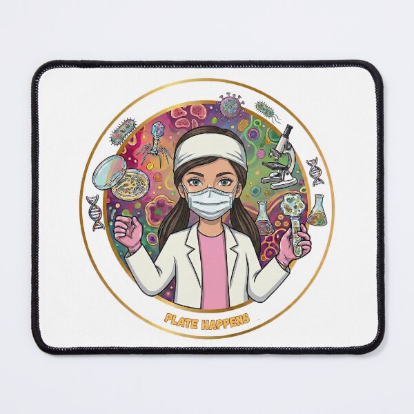 Item preview, Plate happens (microbiologist) designed and sold by Nurse Eve.