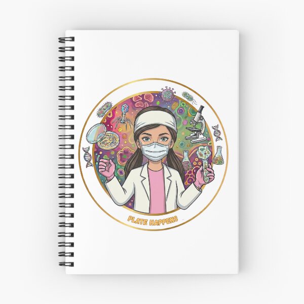 Item preview, Plate happens (microbiologist) designed and sold by Nurse Eve.