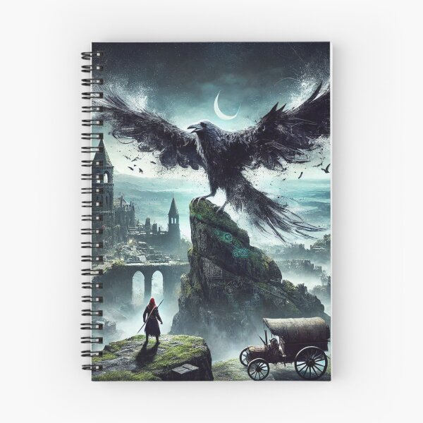 Item preview, "Raven Sentinel of the Forgotten Realm" designed and sold by Dogandesighn.