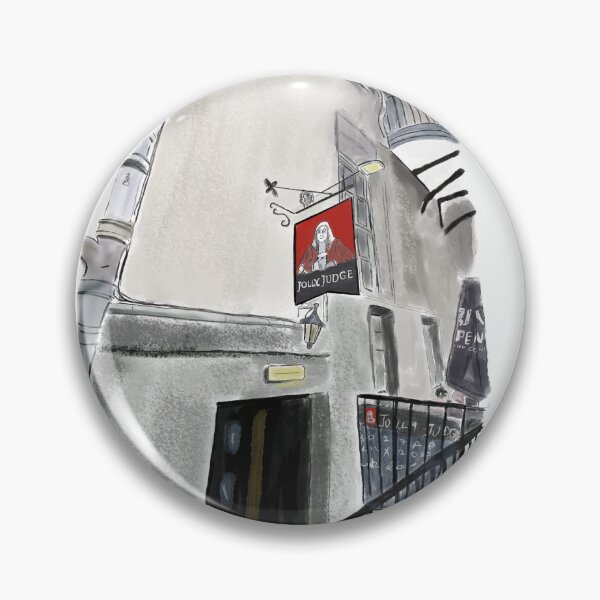 Item preview, Cozy British Pub Illustration – Edinburgh Pub Watercolor Architecture Art designed and sold by Design by Nelif.