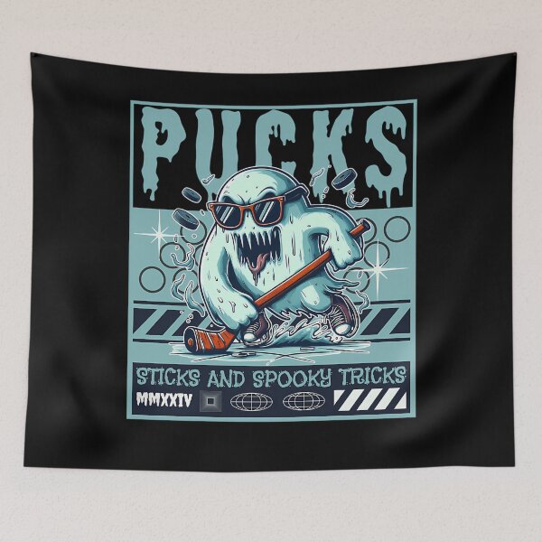 Item preview, Pucks Sticks And Spooky Tricks designed and sold by Theepo.