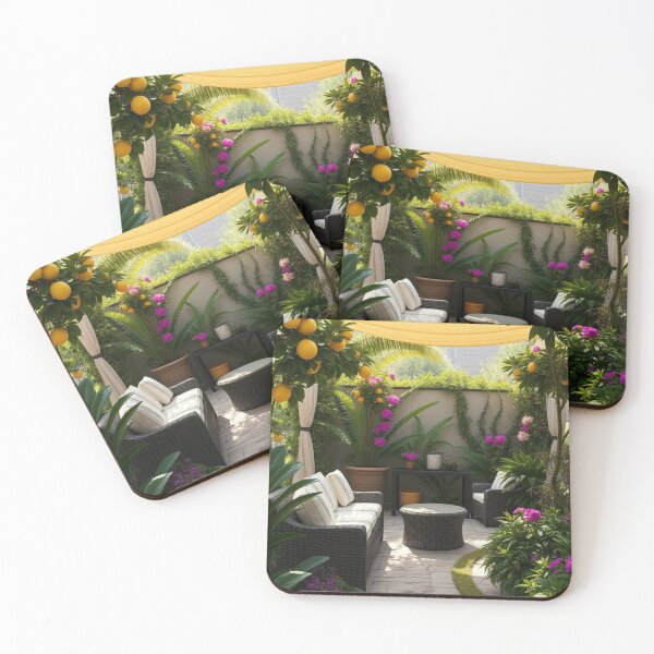 Item preview, Luxury Biophilic Mediterranean Patio Garden Oasis designed and sold by Jade Ado.