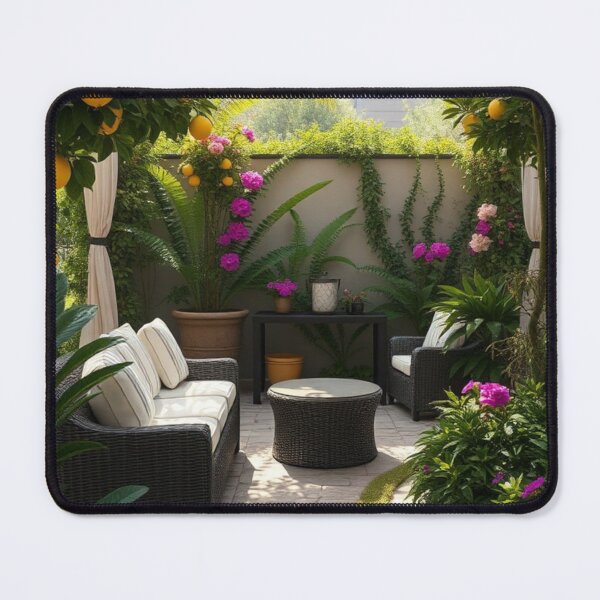 Item preview, Luxury Biophilic Mediterranean Patio Garden Oasis designed and sold by Jade Ado.