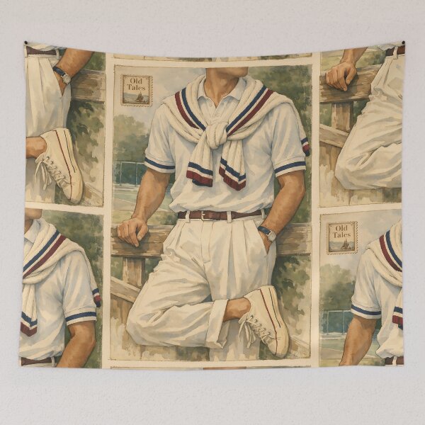 Item preview, The Tennis Court Heritage - Old Money Aesthetic designed and sold by bapupa.
