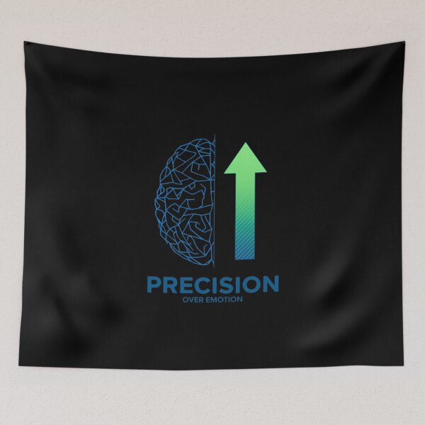 Item preview, Precision Over Emotion Scalper Trading Shirt  designed and sold by KapiPrint.