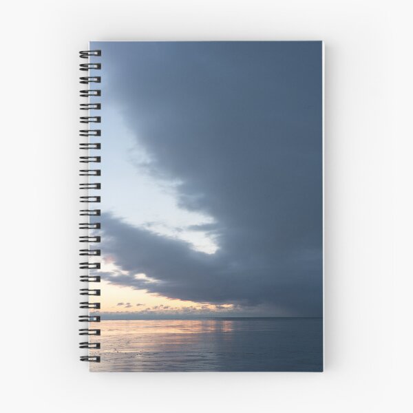 Item preview, Icy Cloudscape - Dramatic Sky Over Calm Freezing Waters designed and sold by Georgia Mizuleva.