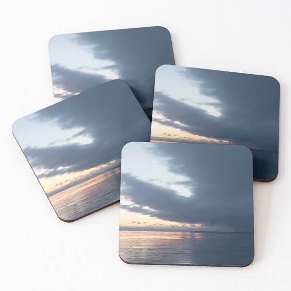 Item preview, Icy Cloudscape - Dramatic Sky Over Calm Freezing Waters designed and sold by Georgia Mizuleva.