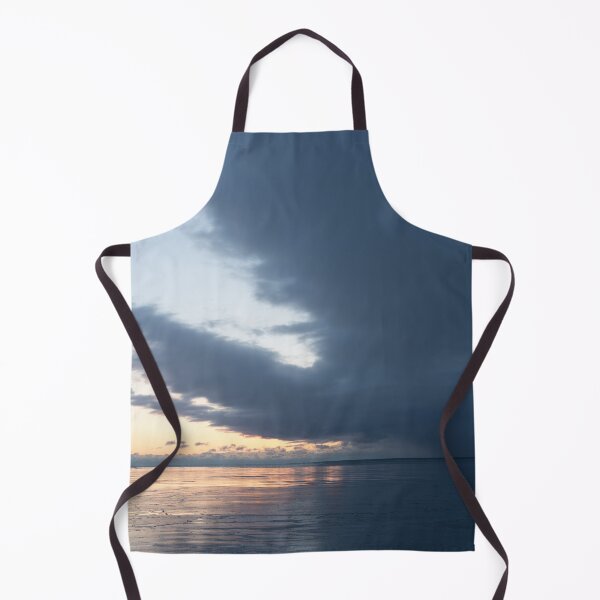 Item preview, Icy Cloudscape - Dramatic Sky Over Calm Freezing Waters designed and sold by Georgia Mizuleva.